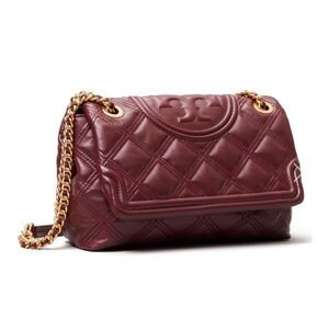 Tory Burch Soft Small Fleming Convertible Shoulder Bag in Albarossa